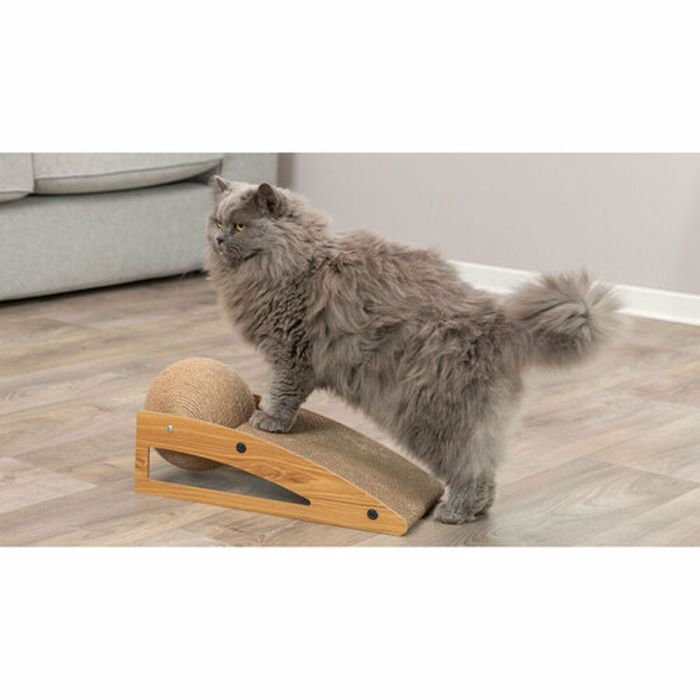 Grattoir pour Chats Trixie Jute Bois Carton 40 × 17 × 20 cm 3