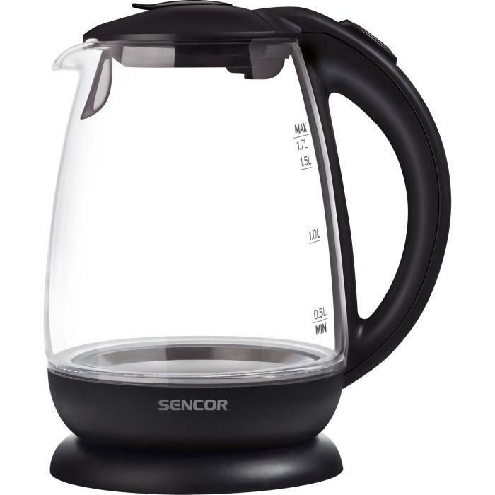 Sencor SWK-1785BK Bouilloire électrique 1.7 L 2200 W, Noir avec arrêt automatique, protection surchauffe, filtre anti-calcaire et socle 360° Sencor SWK-1785BK Bouilloire électrique 1.7 L 2200 W, Noir avec arrêt automatique, protection surchauffe, filtre anti-calcaire et socle 360°