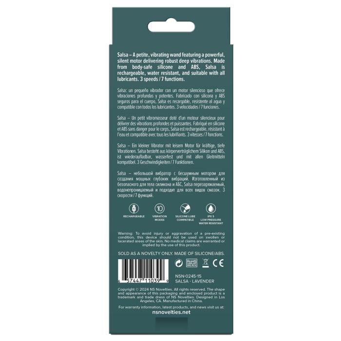 Vibromasseur à boules NS Novelties Lust-n-Dreams Violet 2