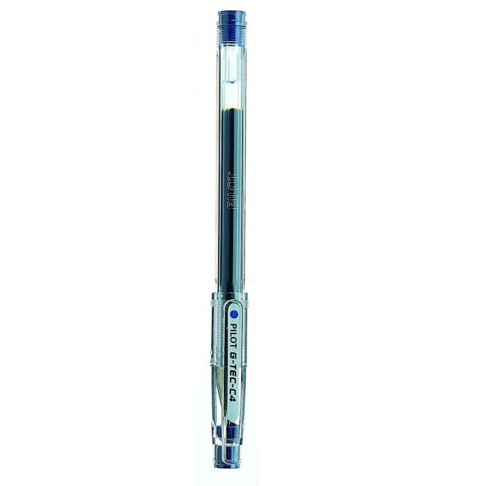 Stylo gel Pilot G-TEC C4 Bleu 0,2 mm (12 Unités) 1
