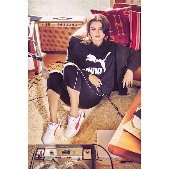 Chaussures de Running pour Adultes Puma Cali Chase Blanc 2