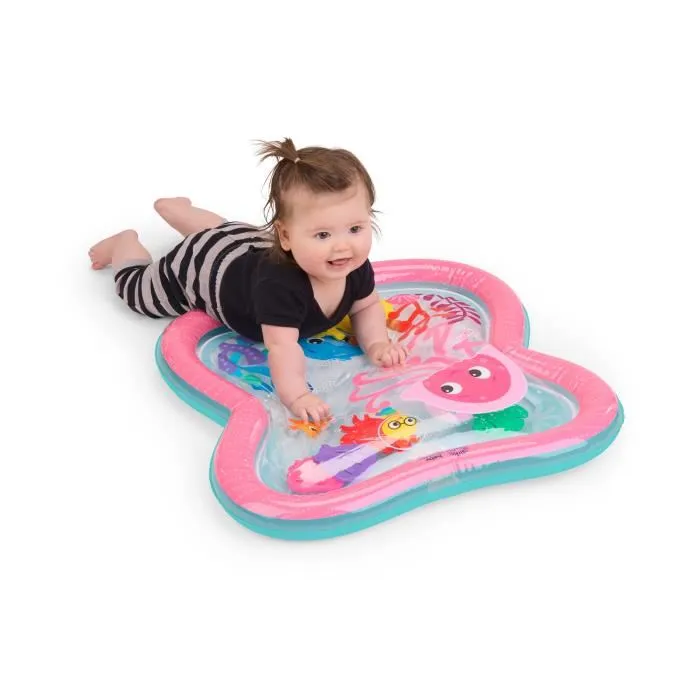 Baby Einstein Ocean Explorers - Matelas d'eau sensoriel et d'éveil Jiggling Janet pour bébé, gonflable, facile à nettoyer, jouet aquatique, 0 à 36 mois Baby Einstein Ocean Explorers - Matelas d'eau sensoriel et d'éveil Jiggling Janet pour bébé, gonflable, facile à nettoyer, jouet aquatique, 0 à 36 mois