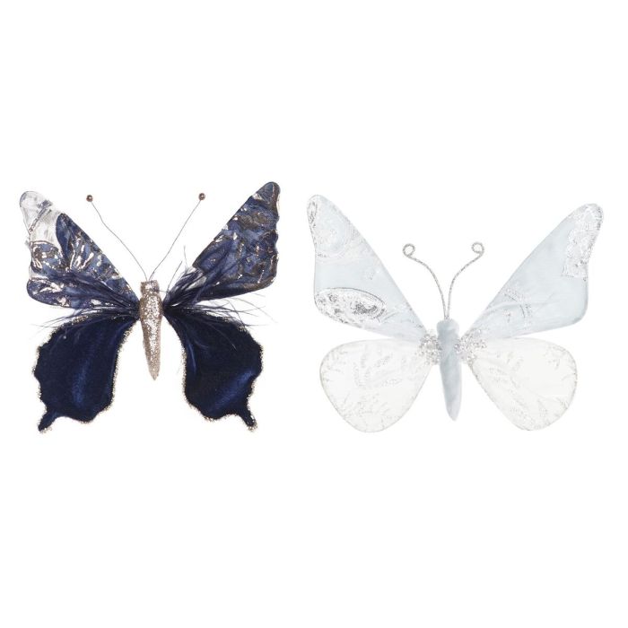 Décorations de Noël DKD Home Decor Polyester Papillon (2 Unités) (23 x 3 x 19 cm) 0 Décorations de Noël DKD Home Decor Polyester Papillon (2 Unités) (23 x 3 x 19 cm) 0
