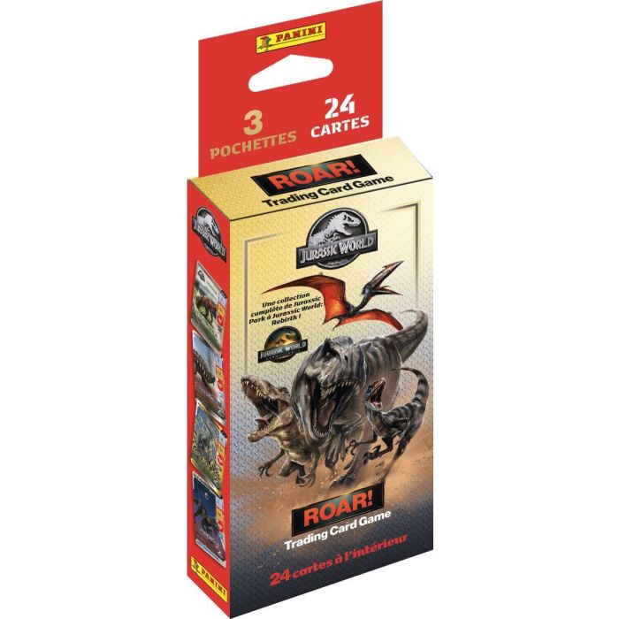 Blister - PANINI - JURASSIC WORLD 4 TCG - 3 pochettes - 24 cartes 0 Blister - PANINI - JURASSIC WORLD 4 TCG - 3 pochettes - 24 cartes 0