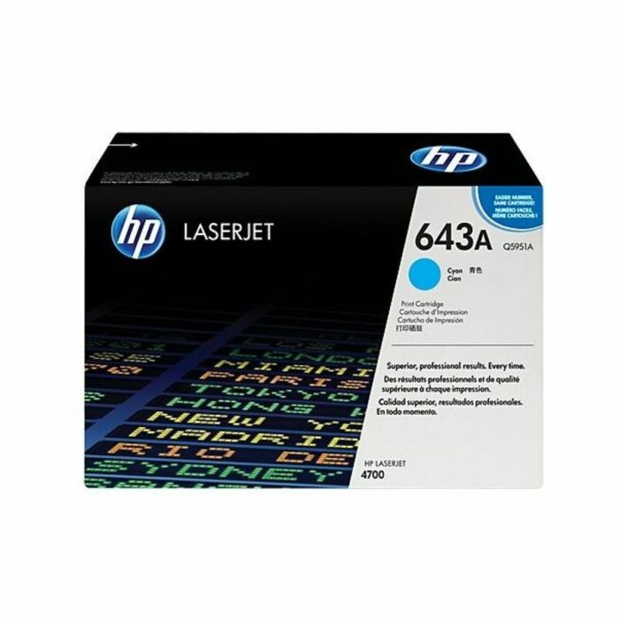Toner original HP 643A Cyan 1