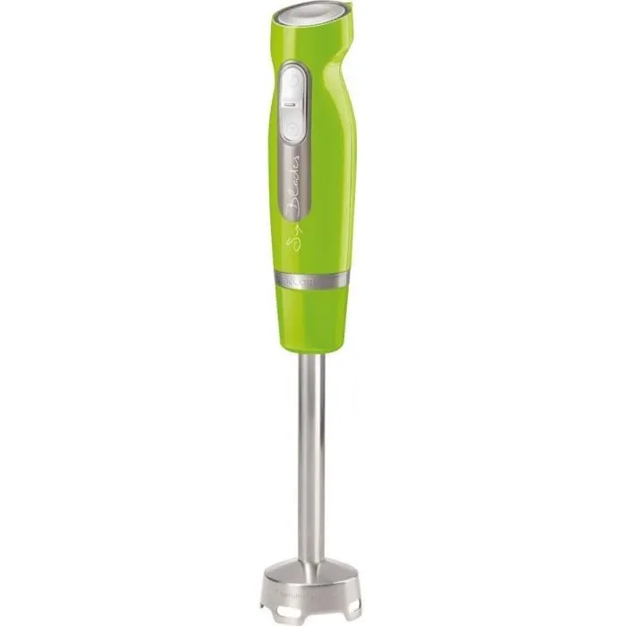 Sencor SHB 4461GR-EUE3 Mixeur plongeant, 1000 W, 6 lames, accessoires : bécher 700 ml, hachoir 500 ml et fouet, Garantie 6 ans