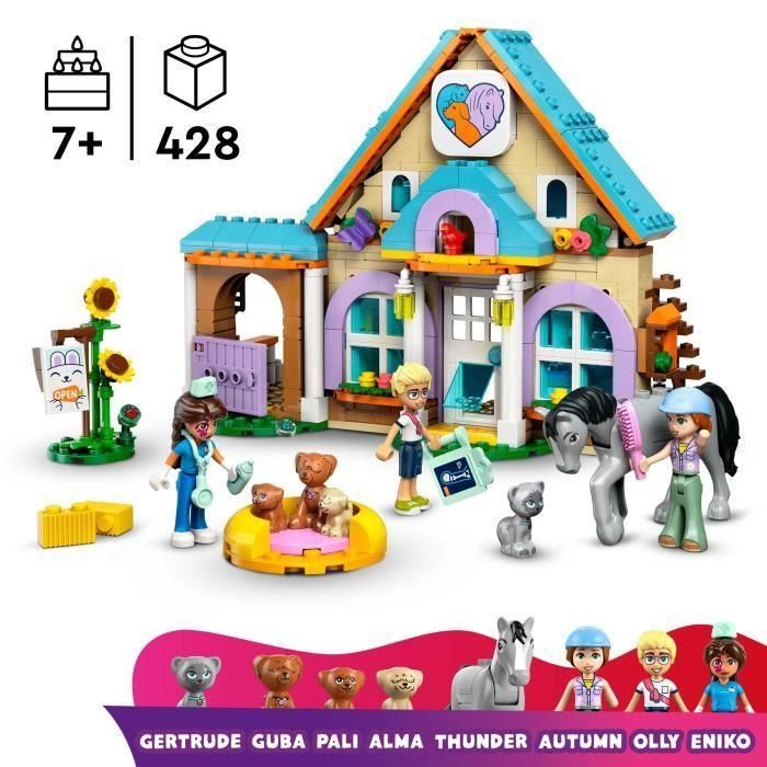 LEGO Friends 42651 La clinique vétérinaire pour chevaux et animaux de compagnie - Jouet 1