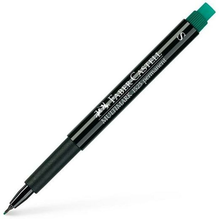 Marqueur permanent Faber-Castell Multimark 1523 S Vert (10 Unités) 1 Marqueur permanent Faber-Castell Multimark 1523 S Vert (10 Unités) 1