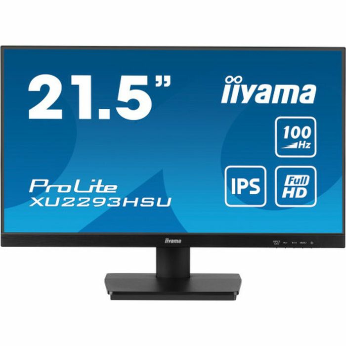 Iiyama Moniteur PC XU2293HSU-B7 21.5" FHD IPS 100Hz 1ms HDMI/DP HUB USB Haut-parleurs Noir