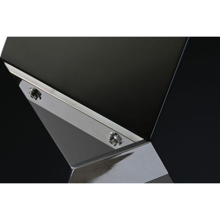 Table de Salle à Manger DKD Home Decor Noir Bois Verre trempé Bois MDF 180 x 90 x 76 cm 3