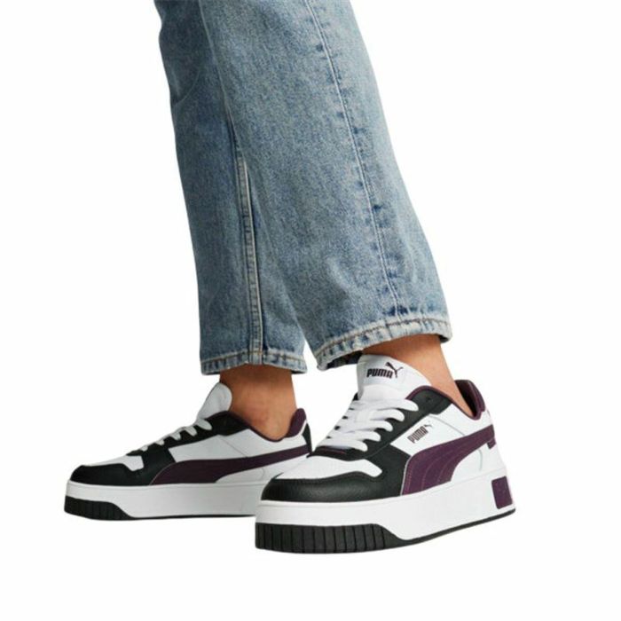 Baskets Casual pour Femme Puma Carina Street Blanc Blue marine 10 ans 1