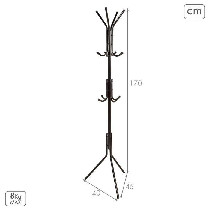 Porte-manteau Max Home Métal (4 Unités) 3 Porte-manteau Max Home Métal (4 Unités) 3