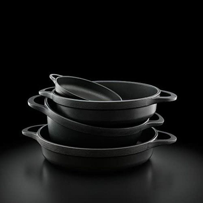 Casserole avec Couvercle Valira BLACK IND 24CM Noir Ø 24 cm 1