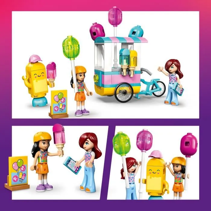 Lego LEGO Friends 42692 - Stand de Glaces et de Ballons, Jouet de Construction avec Triporteur, Mini-Poupées, Accessoires - Pour Enfants dès 6 ans Lego LEGO Friends 42692 - Stand de Glaces et de Ballons, Jouet de Construction avec Triporteur, Mini-Poupées, Accessoires - Pour Enfants dès 6 ans