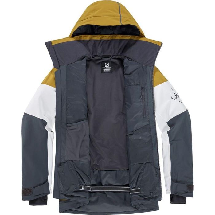 Anorak de ski Salomon LC1587700 Gris clair Homme 5