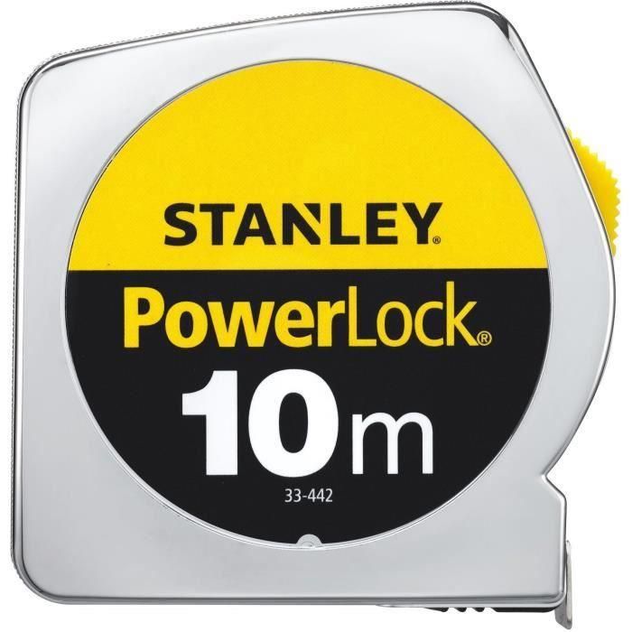 Mesure - STANLEY - 1-33-442 - 10 m x 25 mm - Powerlock Classic ABS 0 Mesure - STANLEY - 1-33-442 - 10 m x 25 mm - Powerlock Classic ABS 0