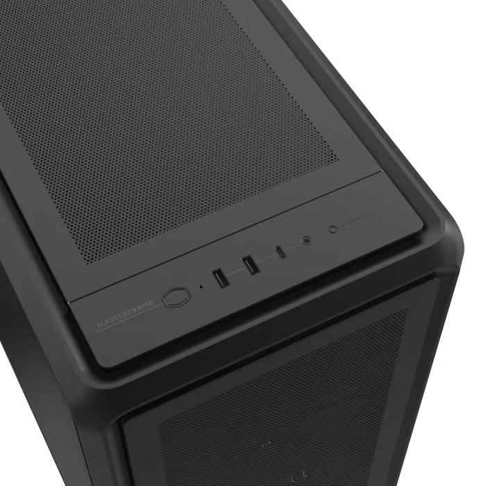 Cooler Master MasterFrame 600 Mesh ARGB Boîtier PC Moyen Tour Noir - Châssis Open Frame Aluminium Modularité Extreme, Support Carte Mère E-ATX, Watercooling 420 mm, RGB