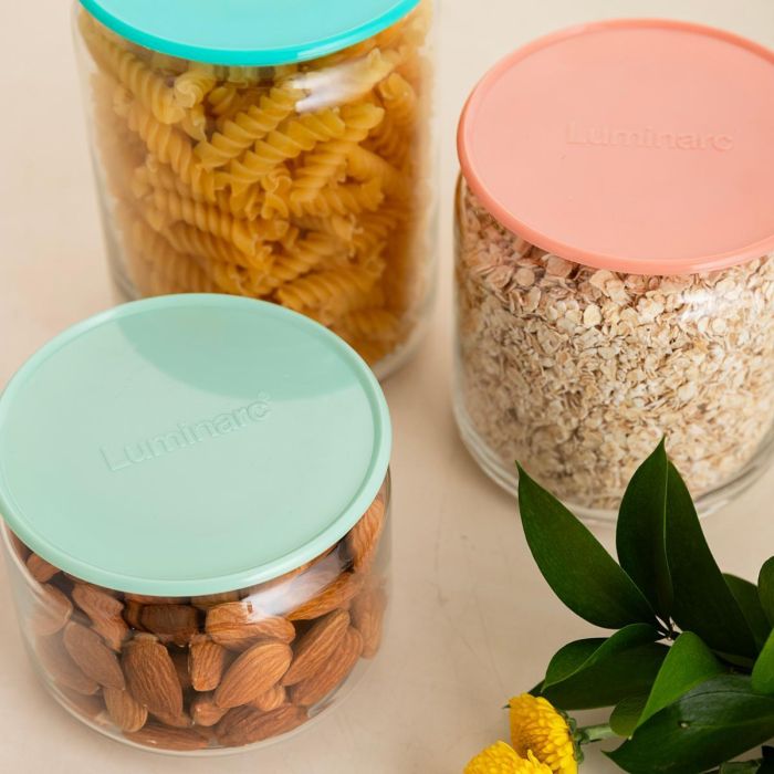 Tarro Vidrio y Tapa Pp Joy Luminarc 1 L 4