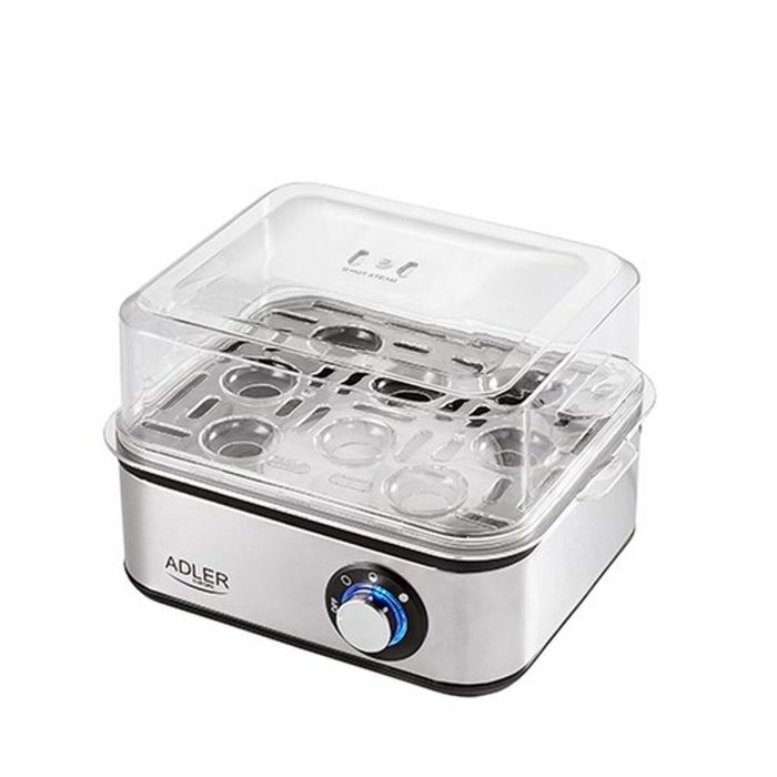 Bouilloire à œufs Adler AD 4486 Noir Argenté 22