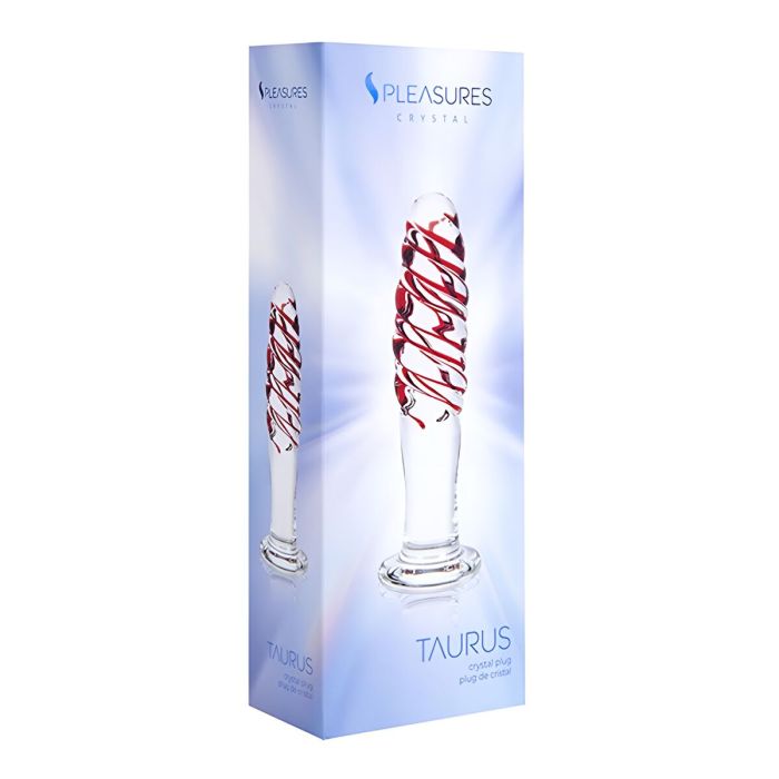Plug Anal S Pleasures Rouge Transparent (14 cm) (14,6 cm) 1