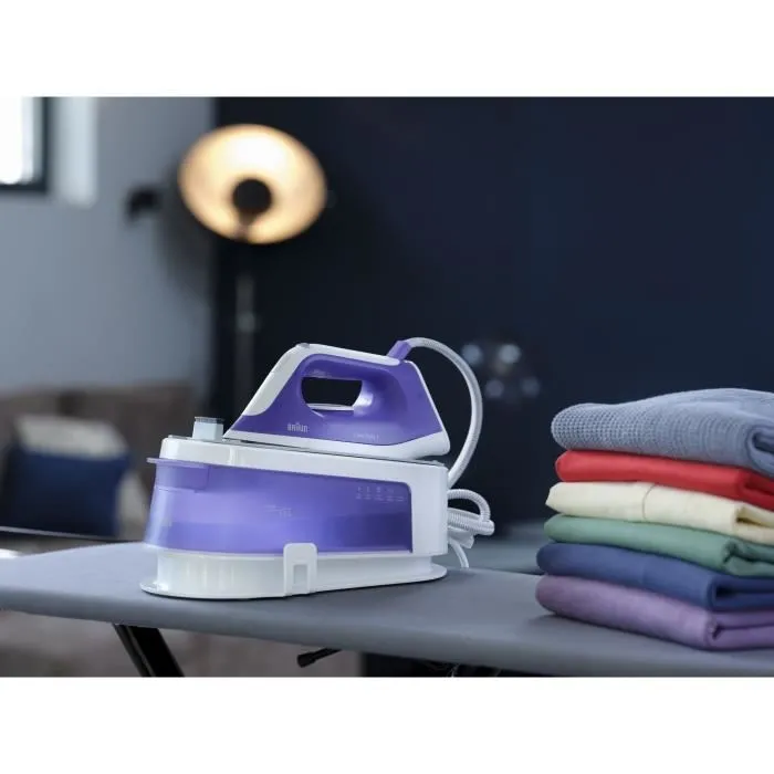 Braun Centrale vapeur IS1014VI - 6 bars, 1.5 L - Violet/Blanc 3 Braun Centrale vapeur IS1014VI - 6 bars, 1.5 L - Violet/Blanc 3