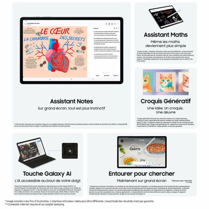 Tablette Samsung Galaxy Tab S10 Plus 12,4" Octa Core 12 GB RAM 256 GB Gris 33