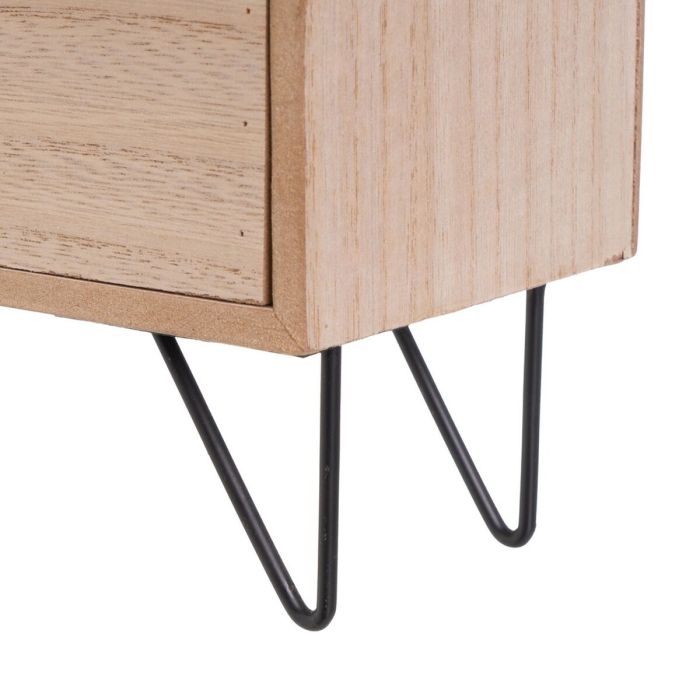 Boîte à bijoux HEARTS Blanc Noir Naturel Bois Canne Plastique Bois MDF 22 x 10 x 25 cm 3 Boîte à bijoux HEARTS Blanc Noir Naturel Bois Canne Plastique Bois MDF 22 x 10 x 25 cm 3