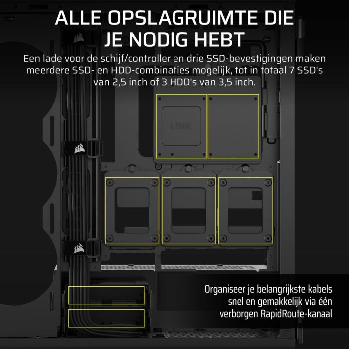 Boîtier ATX semi-tour Corsair Noir 9 Boîtier ATX semi-tour Corsair Noir 9