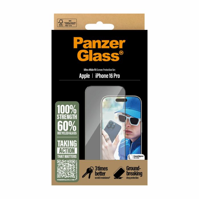 Film Protecteur pour Téléphone Portable PanzerGlass iPhone 16 Pro
