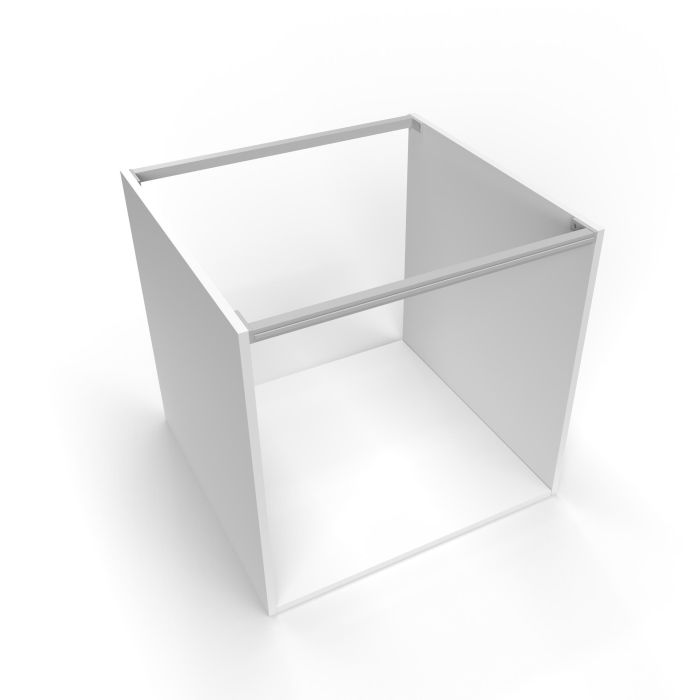 Emuca Kit de 4 profils transversaux pour meubles de cuisine Albeam, avec accessoires à visser, aluminium et plastique, anodisé mat 2