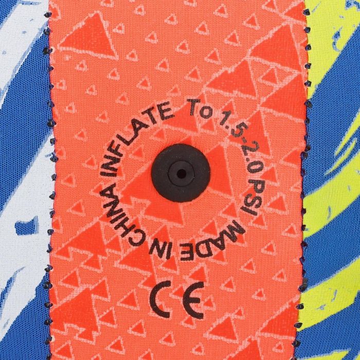 Ballon de Volleyball Aktive Neo Splash Jaune Bleu Orange Néoprène (24 Unités) 4