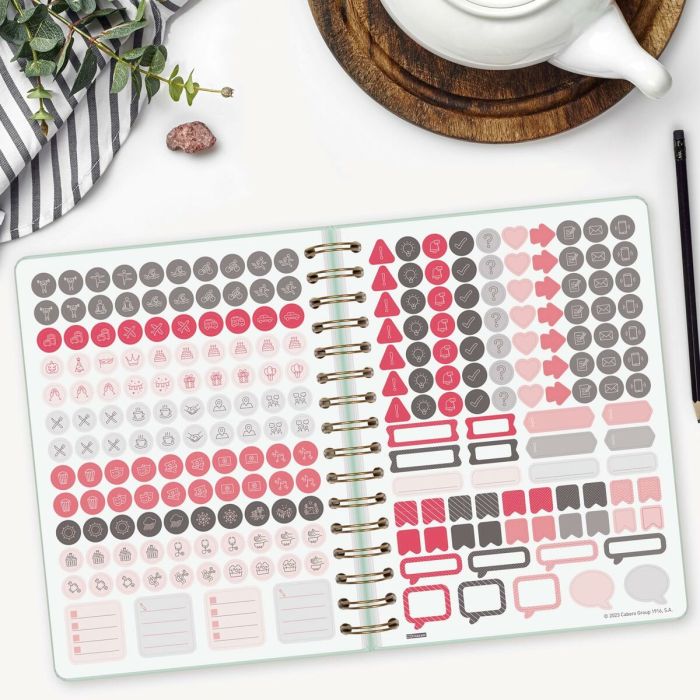 Agenda Finocam Alma Menthe A5 15,5 x 21,2 cm 2026 5 Agenda Finocam Alma Menthe A5 15,5 x 21,2 cm 2026 5