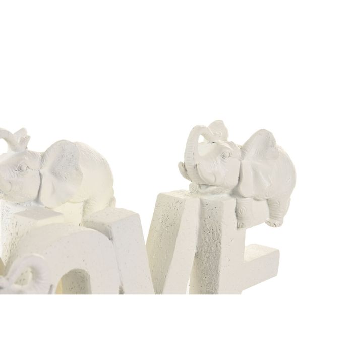 Figurine Décorative Home ESPRIT Blanc Oriental 25 X 5 X 13 CM (2 Unités) 2 Figurine Décorative Home ESPRIT Blanc Oriental 25 X 5 X 13 CM (2 Unités) 2