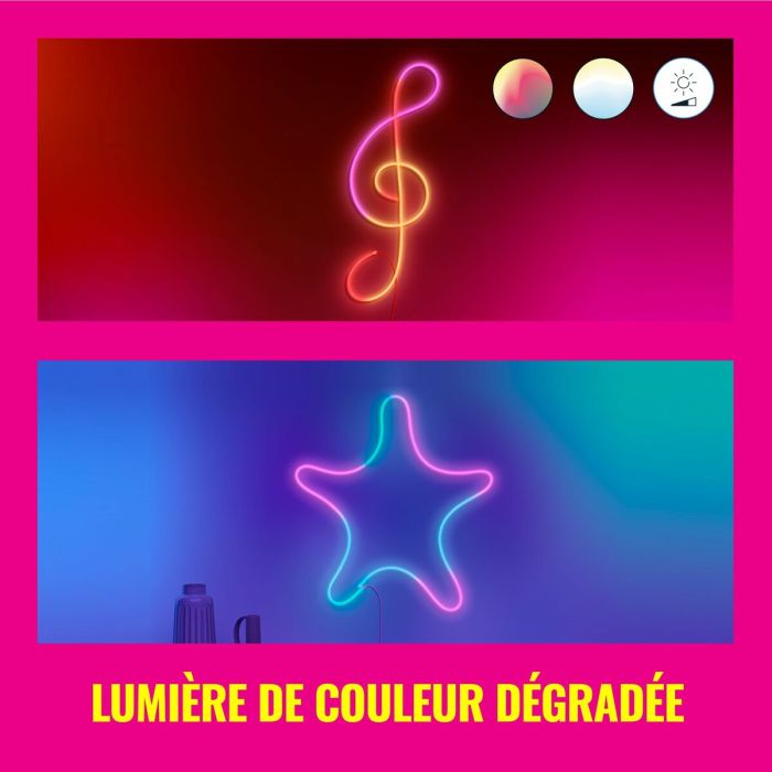 Ruban néon Wiz 3 m Blanc 10