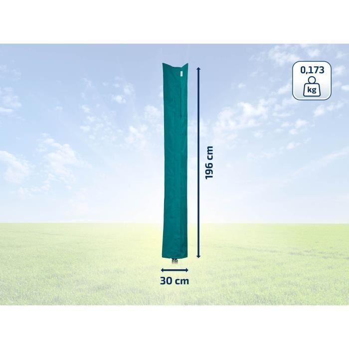 Housse de protection pour séchoir parapluie Leifheit 85666, housse de protection a fermeture éclair pour séchoir a linge 30 x 200 cm 3