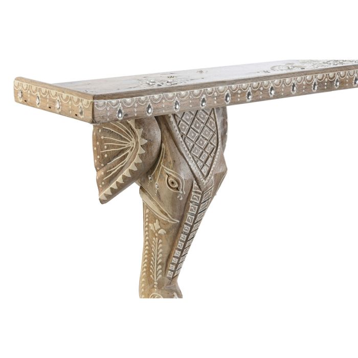 Etagère DKD Home Decor Blanc Naturel Bois de manguier 78 x 15 x 28 cm 1