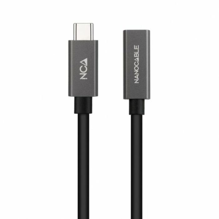 Câble Rallonge à USB-C NANOCABLE 10.01.4401-L150 Noir 1,5 m (1 Unité) 4