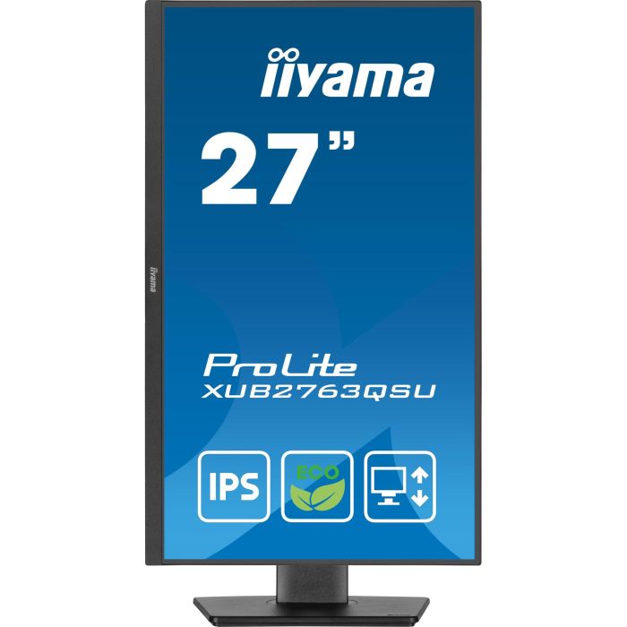 68,6cm/27" (2560x1440) iiyama ProLite XUB2763QSU-B1 16:9 QHD IPS 2ms 100Hz HDMI DP USB Speaker Pivot Black 8