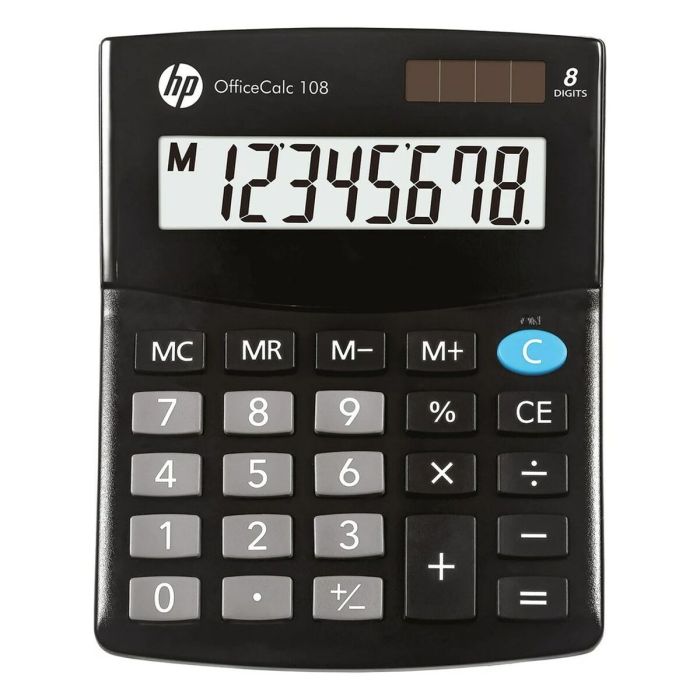 Calculatrice HP HPKOC108 Noir Plastique