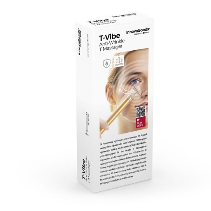 Masseur Haute Fréquence pour le Rajeunissement du Visage T-Vibe InnovaGoods 1 Masseur Haute Fréquence pour le Rajeunissement du Visage T-Vibe InnovaGoods 1