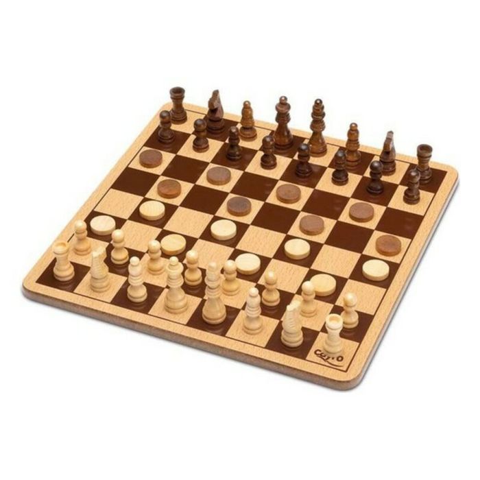 Échecs et dames Cayro 751 Bois 2