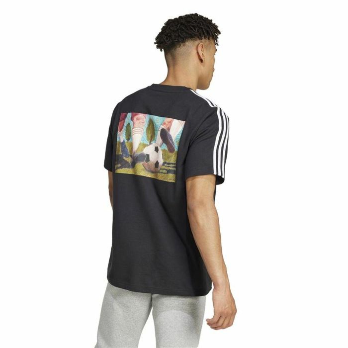 T-shirt à manches courtes homme Adidas Gallery Graphic Noir 3 T-shirt à manches courtes homme Adidas Gallery Graphic Noir 3