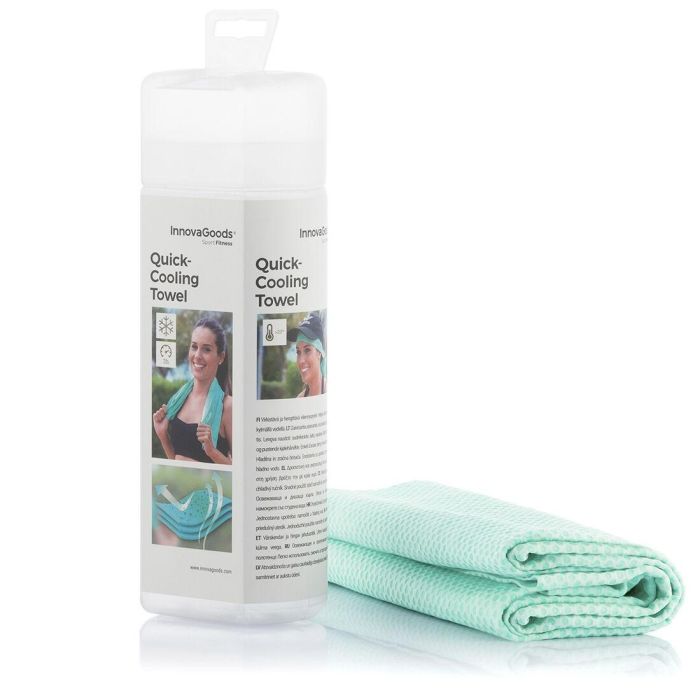 Serviette de Sport de Refroidissement Instantané Effet Glace InnovaGoods Serviette de Sport de Refroidissement Instantané Effet Glace InnovaGoods