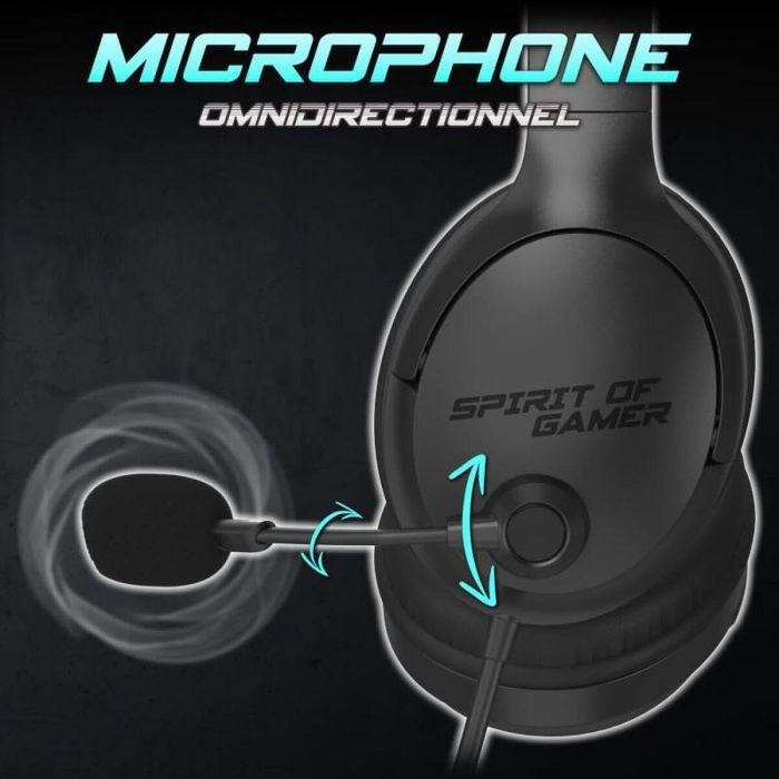 Casques avec Microphone Spirit of Gamer Pro H4 Noir 5