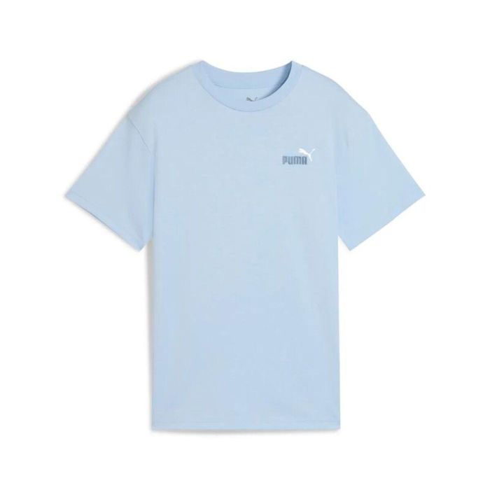T shirt à manches courtes Enfant Puma Essentials 2 Color Bleu Bleu ciel M