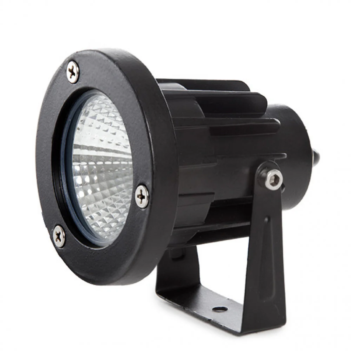 Projecteur LED pour jardin 7W 589Lm 2700K avec pic IP65, durée de vie 50.000H [SL-CPDC09-7W-WW]