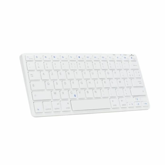 Bluestork Clavier TKL Bluetooth Rechargeable pour Mac - Blanc