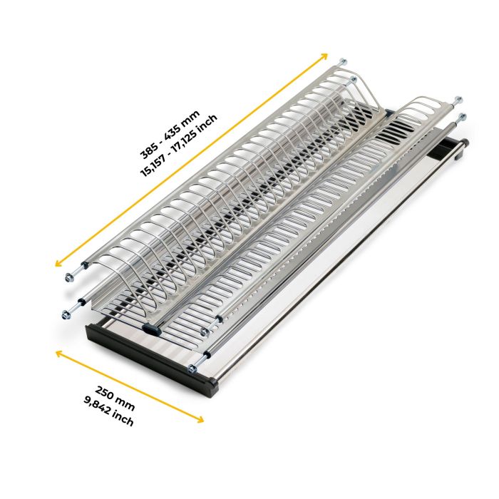 Emuca Égouttoir acier inoxydable Drynox, module 450mm, acier inoxydable 9 Emuca Égouttoir acier inoxydable Drynox, module 450mm, acier inoxydable 9