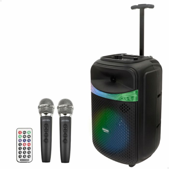 Enceinte avec Microphone Karaoké Bontempi Plastique 27 x 40 x 25 cm (2 Unités) 6