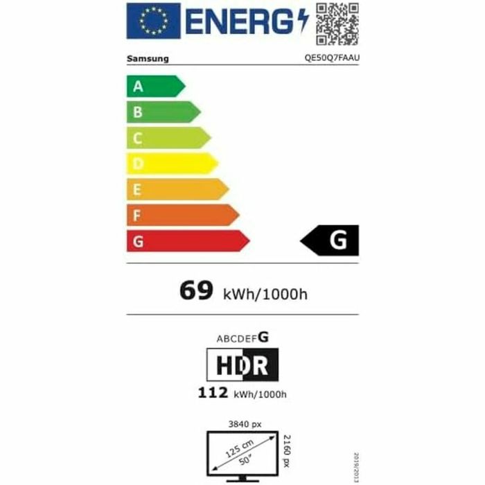 TV intelligente Samsung QE50Q7FAAUXXH 50" 4K Ultra HD 1